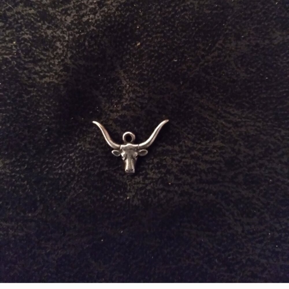 Vintage Silver Longhorn Steer Head by James Avery